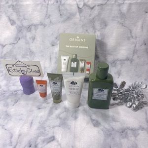 Origins The Best of Origins Skincare Set-Lotion,Wash,Cream,Serum-4pc-BOXED-NEW